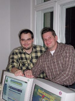 MogelPower-Grnder Ren Meyer, Sven Letzel. Foto: 4imedia.com